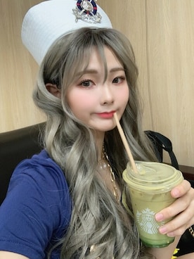 「アイテム（ウィッグ）」を使った、ピンクエイジさん（レディース・167cm）の夏コーディネート