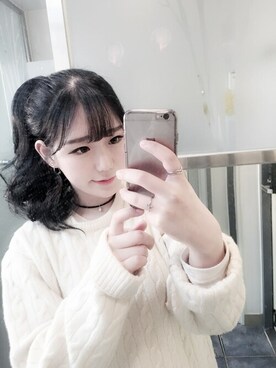 「アイテム（ウィッグ）」を使った、ピンクエイジさん（レディース・160cm）の夏コーディネート