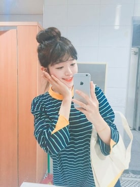 「アイテム（ウィッグ）」を使った、ピンクエイジさん（レディース・163cm）の夏コーディネート