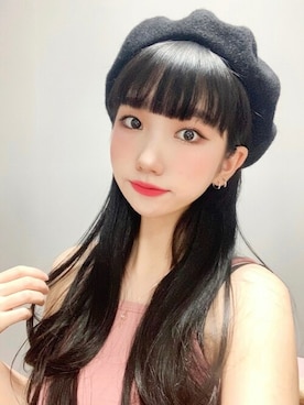 「アイテム（ウィッグ）」を使った、ピンクエイジさん（レディース・160cm）の夏コーディネート