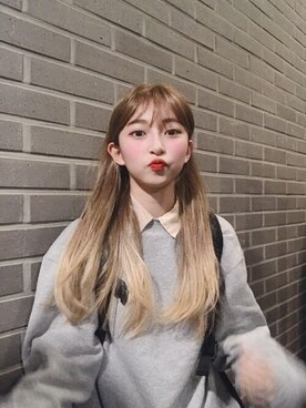 「アイテム（ウィッグ、ブラック系）」を使った、ピンクエイジさん（レディース・163cm）の夏コーディネート