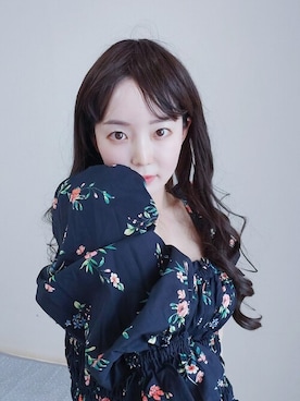 「アイテム（ウィッグ）」を使った、ピンクエイジさん（レディース・163cm）の夏コーディネート