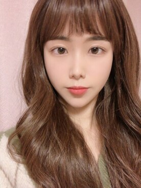 「アイテム（ウィッグ）」を使った、ピンクエイジさん（レディース・164cm）の秋コーディネート