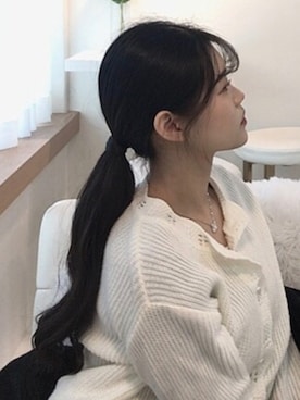 「アイテム（ウィッグ）」を使った、ピンクエイジさん（レディース・166cm）の秋コーディネート