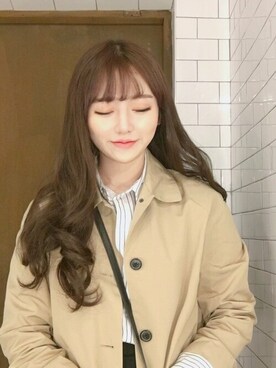 「アイテム（ウィッグ）」を使った、ピンクエイジさん（レディース・165cm）の秋コーディネート