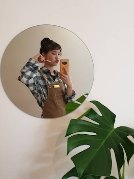 「アイテム（ウィッグ）」を使った、ピンクエイジさん（レディース・161cm）の秋コーディネート