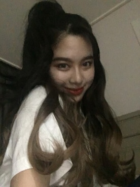 「アイテム（ウィッグ）」を使った、ピンクエイジさん（レディース・161cm）の秋コーディネート