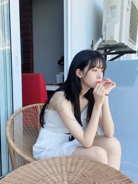 「アイテム（ウィッグ）」を使った、ピンクエイジさん（レディース・166cm）の冬コーディネート