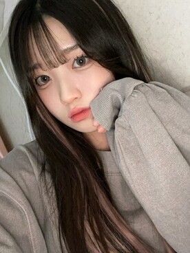 「アイテム（ウィッグ）」を使った、ピンクエイジさん（レディース・163cm）の冬コーディネート