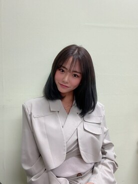 「アイテム（ウィッグ、その他）」を使った、ピンクエイジさん（レディース・163cm）の冬コーディネート