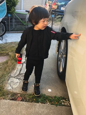 「アイテム（ブーツ）」を使った、chelmom1126さん（レディース・163cm）の冬コーディネート