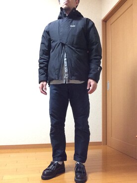 「Tilak（ティラック）のアイテム（ジャケット/アウター）」を使った、kiyomaxさん（メンズ・167cm）の冬コーディネート
