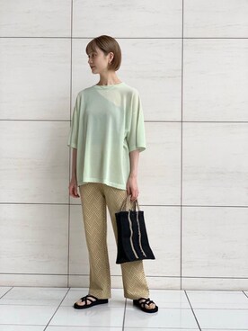 岩橋 早也佳さん（レディース・165cm）の夏コーディネート