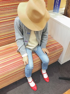 maika🍓さん（キッズ・128cm）の冬コーディネート