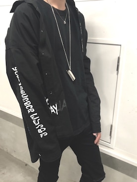「GOSTAR DE FUGA（ゴスタール ジフーガ）のアイテム（アクセサリー）」を使った、sugar さん（メンズ・178cm）の秋コーディネート