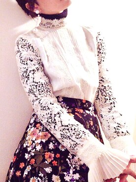 「Markus Lupfer （マーカスルプファー）のアイテム」を使った、uuuさん（レディース・164cm）の冬コーディネート