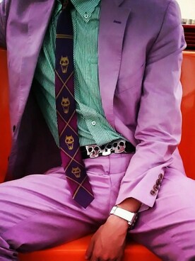 ネクタイを使った 吉良吉影 の人気ファッションコーディネート Wear