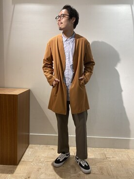 「Stutostein Nolley's（シュテットシュタインノーリーズ）のアイテム（トップス）」を使った、NOLLEYS MENS stylingさん（メンズ・173cm）の春コーディネート