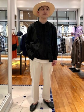 「NOLLEY'S goodman（ノーリーズグッドマン）のアイテム（その他アウター）」を使った、NOLLEYS MENS stylingさん（メンズ・170cm）の春コーディネート