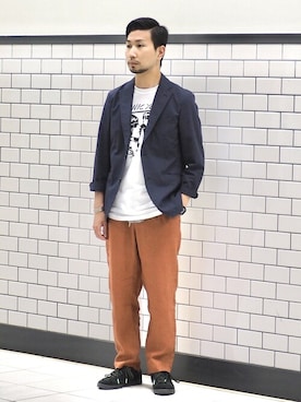 NOLLEYS MENS stylingさん（メンズ・174cm）の夏コーディネート