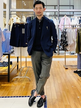 NOLLEYS MENS stylingさん（メンズ・166cm）の夏コーディネート