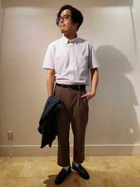 NOLLEYS MENS stylingさん（メンズ・173cm）の夏コーディネート