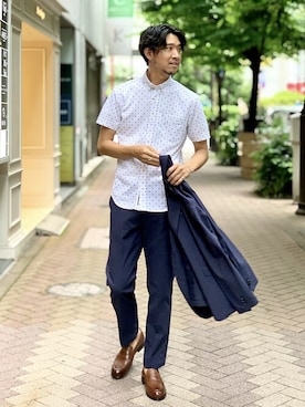 NOLLEYS MENS stylingさん（メンズ・178cm）の夏コーディネート