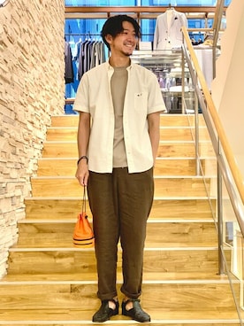 NOLLEYS MENS stylingさん（メンズ・178cm）の夏コーディネート