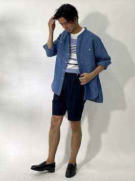 NOLLEYS MENS stylingさん（メンズ・178cm）の夏コーディネート