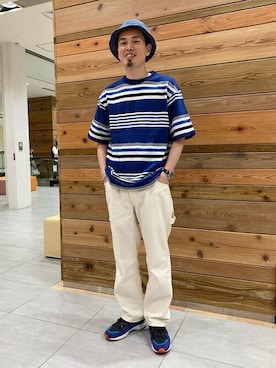 NOLLEYS MENS stylingさん（メンズ・176cm）の夏コーディネート