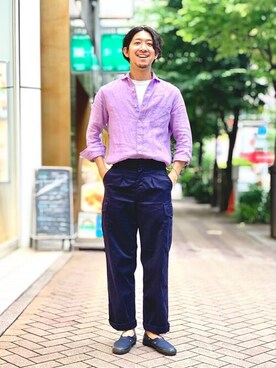 NOLLEYS MENS stylingさん（メンズ・178cm）の夏コーディネート