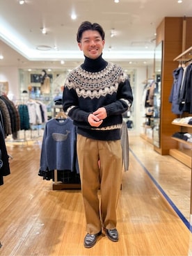 「モカ」｜NOLLEYS MENS stylingさん（メンズ・165cm）の秋コーディネート