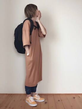 「Lee（リー）のアイテム（その他パンツ）」を使った、はなこさん（レディース・160cm）の夏コーディネート