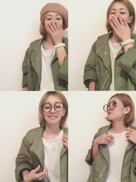 「lily of the valley（リリーオブザバレイ）のアイテム」を使った、はなこさん（レディース・160cm）の秋コーディネート