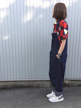 「go slow caravan」｜「アイテム（アナログ腕時計）」を使った、はなこさん（レディース・160cm）の春コーディネート