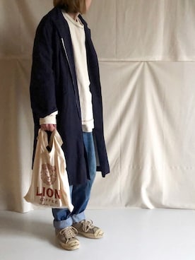 「JOURNAL STANDARD LUXE（ジャーナルスタンダード　ラックス）のアイテム（その他アウター）」を使った、はなこさん（レディース・160cm）の冬コーディネート