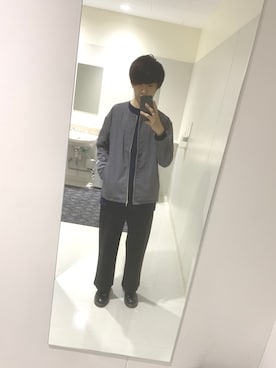 「アイテム（ノーカラージャケット）」を使った、しゅんさん（メンズ・170cm・20代）の春コーディネート