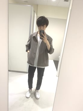 「アイテム（バングル/リストバンド）」を使った、しゅんさん（メンズ・170cm・20代）の春コーディネート