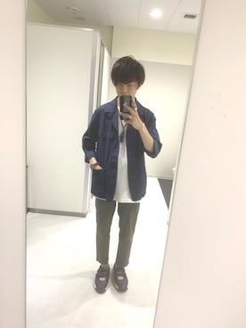 「アイテム（バングル/リストバンド）」を使った、しゅんさん（メンズ・170cm・20代）の春コーディネート