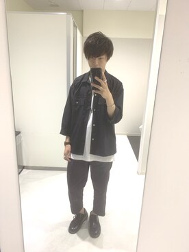 「アイテム（バングル/リストバンド）」を使った、しゅんさん（メンズ・170cm・20代）の春コーディネート