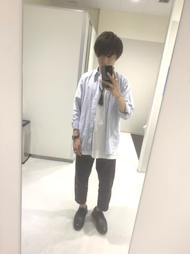 「アイテム（バングル/リストバンド）」を使った、しゅんさん（メンズ・170cm・20代）の春コーディネート