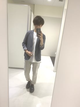 「アイテム（バングル/リストバンド）」を使った、しゅんさん（メンズ・170cm・20代）の夏コーディネート