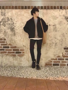 しゅんさん（メンズ・170cm）の冬コーディネート