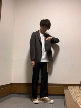 「おしゃれスタ（オシャレスタ）のアイテム」を使った、しゅんさん（メンズ・170cm）の秋コーディネート
