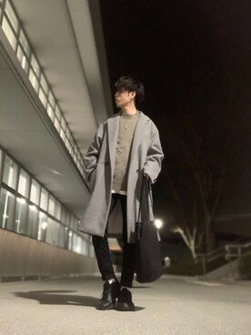 「JOINT WORKS（ジョイントワークス）のアイテム（バッグ）」を使った、しゅんさん（メンズ・170cm）の春コーディネート