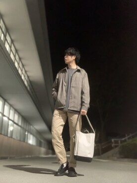 「TIMELY WARNING（タイムリーワーニング）のアイテム（ジャケット/アウター）」を使った、しゅんさん（メンズ・170cm）の春コーディネート