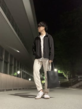 「NYLAUS（ナイラス）のアイテム（その他アウター）」を使った、しゅんさん（メンズ・170cm）の春コーディネート