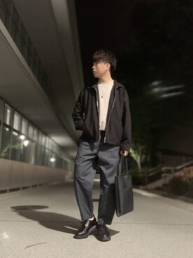 「NYLAUS（ナイラス）のアイテム（ジャケット/アウター）」を使った、しゅんさん（メンズ・170cm）の春コーディネート