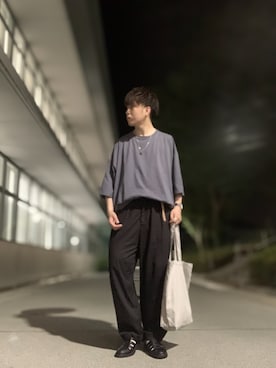 「epnok」｜「アイテム（サンダル）」を使った、しゅんさん（メンズ・170cm）の夏コーディネート