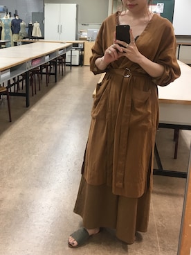 「IENA SLOBE」｜inekoさん（レディース・156cm）の夏コーディネート